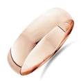 thumbnail image 2 of Pompeii 6mm Dome High Polished Wedding Band 10k Rose Gold (,), 2 of 5