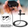 thumbnail image 4 of Microphone à Revers Lavalier Compatible pour Shure pour Djl pour Go Pro Vlog Interview, 4 of 9