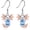 Axolotl-1, variant on Puffin/Axolotl/Penguin/Snake/Hummingbird Earrings for Women Sterling Silver Puffin Dangle Drop Earrings Animal Jewelry Gifts for Wife Mother Girlfriends