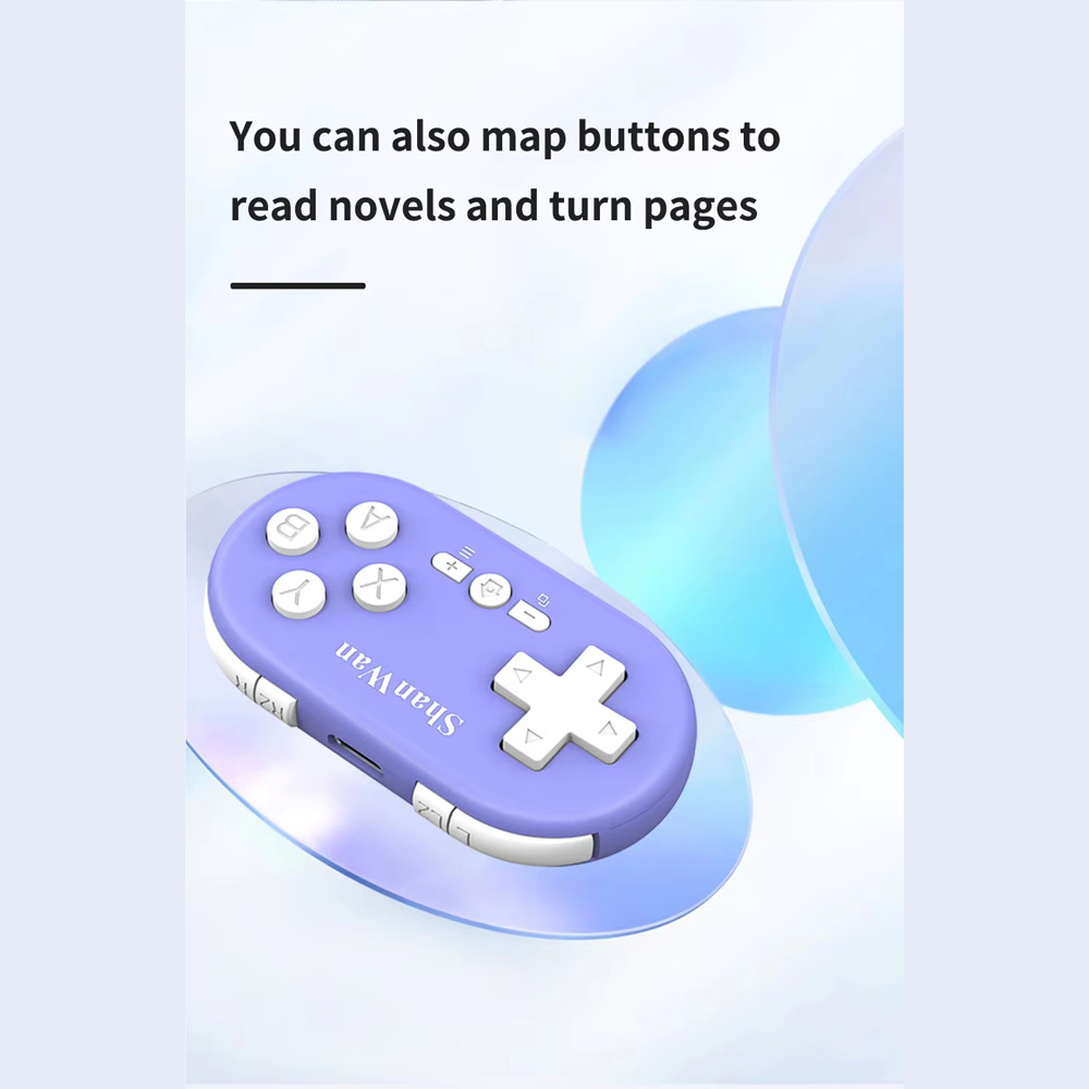 Q36XDV Controlador Inalámbrico Mini Portátil - Gamepad Bluetooth de Bolsillo para Android iOS Windows, Control Multimedia Multifunción 7