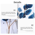 thumbnail image 5 of Eucalyptus Stems Artificial 19.49" Eucalyptus Leaves Eucalyptus Decor Faux Greenery Branches Table Centerpiece for Home Office Farmhouse Spring Bouquet Wedding Decorations, 5 of 8