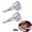 2Pcs aluminium alloy, variant on Stainless Steel Kitchen Handheld Orange Lemon Slicer Tomato Cutting Clip Fruit Slicer Onion Slicer KitchenItem Cutter Accessorie