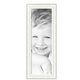 thumbnail image 2 of ArtToFrames 12" x 37" Majestic White Picture Frame, 12x37 inch Silver Wood Poster Frame (WOM-5198),  Pack, 2 of 7