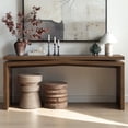 thumbnail image 2 of GZXS Console Table, 60 Inch Farmhouse Sofa Table, Behind Couch Table for Entryway, Hallway, Living Room, Easy Assembly, Deep Rustic Brown, 2 of 8