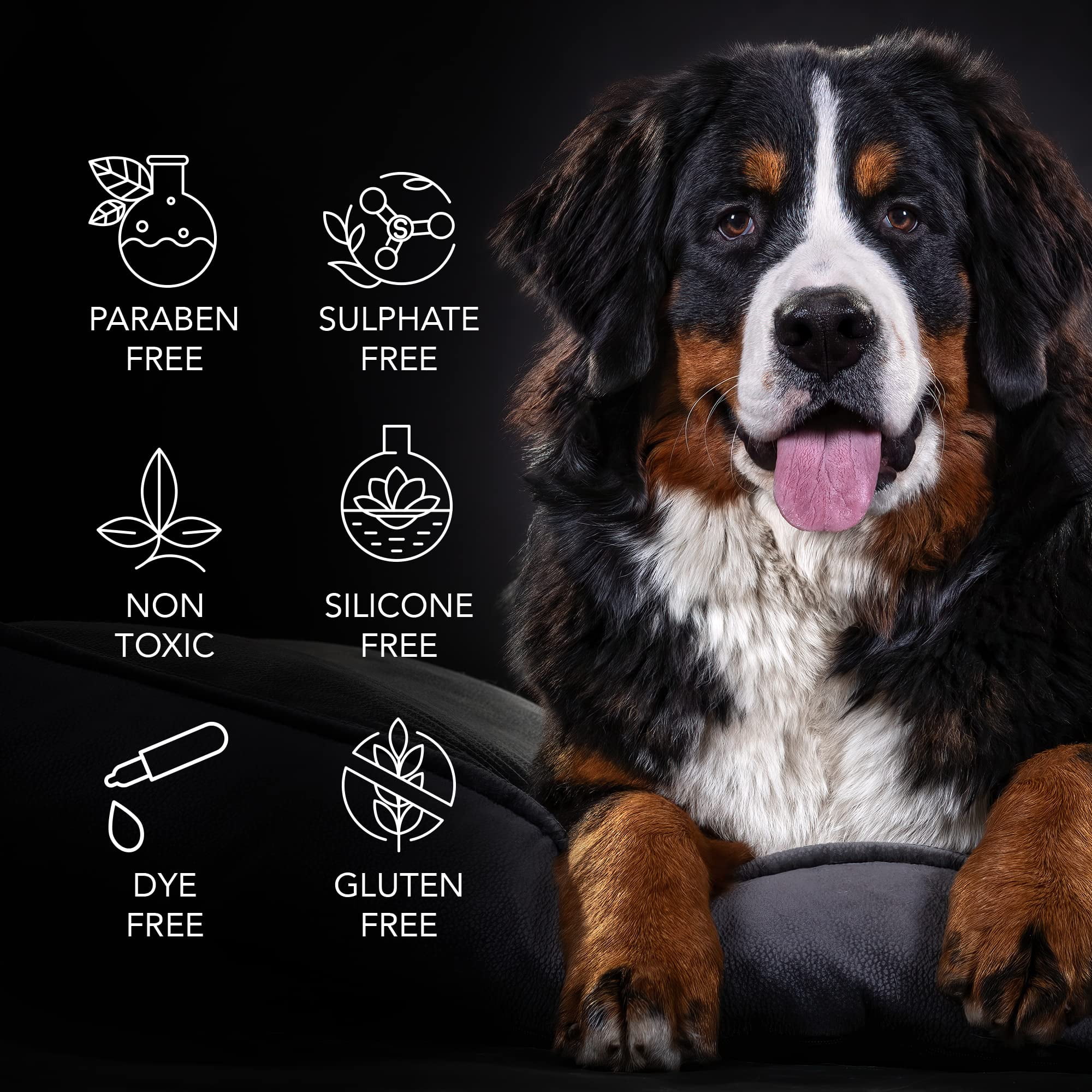 Dog Shampoo Conditioner Set for Shedding Sensitive and Non Shedding Breeds Moisturizing Soothing Nourishing Formula 16 fl oz Pack of 2