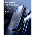 thumbnail image 4 of [3 in1 for iPhone 12 Mini Case, [Anti-Yellowing] [-Grade Protection] [with 2 pcs Screen Protector] Full-Body Protective Phone Case. (Blue)……, 4 of 7