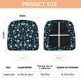 thumbnail image 3 of Pioneer Flower Seat Covers for Dining Room Chairs Set Of 4,Stretch Printed Washable Chair Seat Cover with Elastic Ties and Button,Removable Waterproof Couch Cushion Covers, 3 of 6