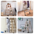 thumbnail image 2 of SHISUYAN Ladder Feet Cover Rubber Ladder Protector Replacement Ladder Foot Cushion Ladder Step Cover, 2 of 9