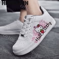 thumbnail image 5 of Zapatos informales de Hello kitty para mujer, zapatillas de plataforma para hombre, zapatos de kateboarding de moda, zapatos casuales para estudiantes de graffiti 3D, presente, 5 of 5