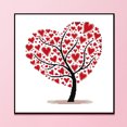 thumbnail image 2 of Cuadros Decorativos Punto de cruz parcial 11CT corazón árbol contado bordado DIY hecho a mano costura DQrwqpou Nuevos Originales, 2 of 8