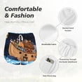 thumbnail image 6 of Lsque Ocean Scene with Noah's Ark Printed Women's Running Shorts with Liner Pockets,Elastic Quick Dry Workout Athletic Gym Yoga Shorts,Womens High Waist Shorts-Small, 6 of 9