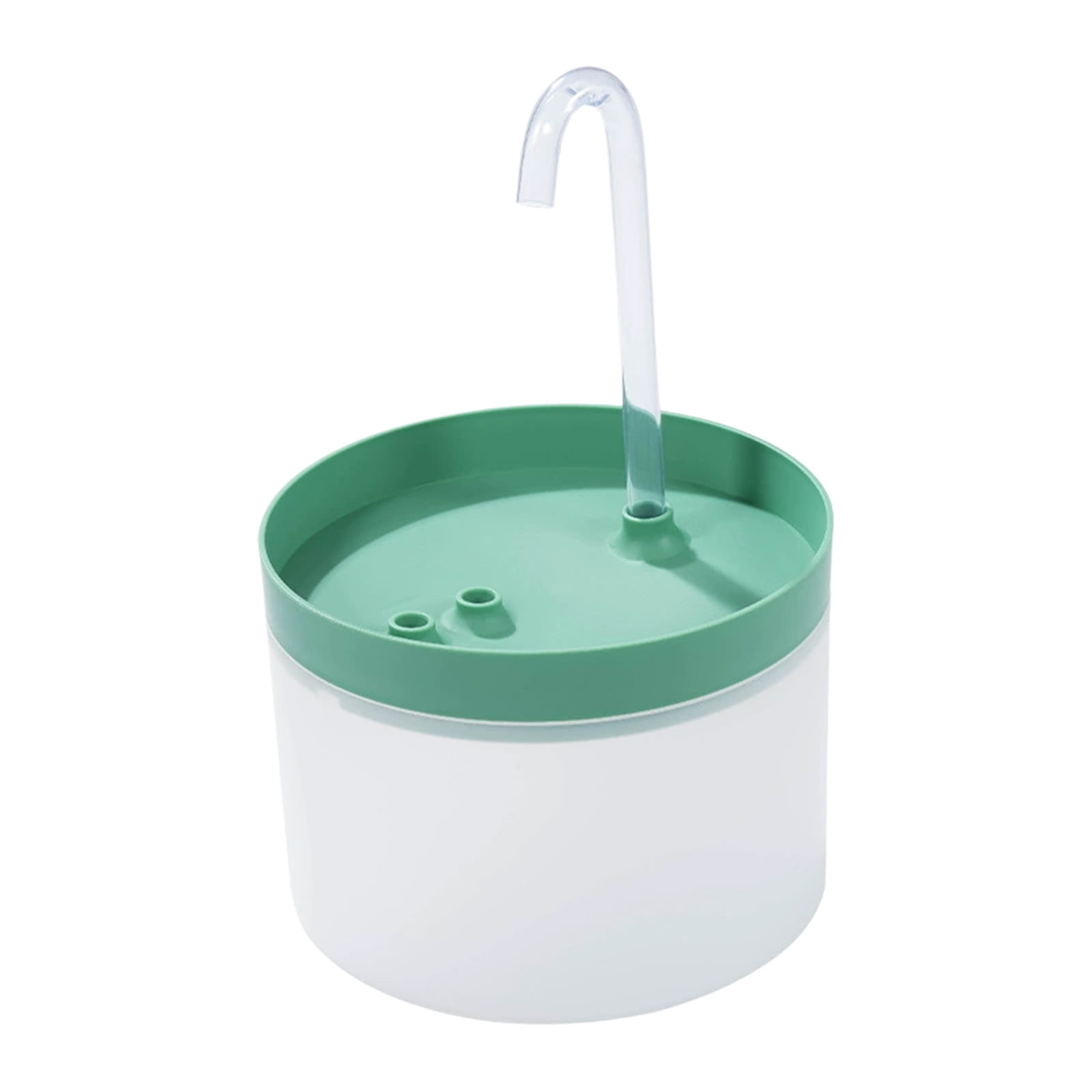 AUHomi Water Cat Fountain - Automatic Pet Waterer Dispenser | Auto Water Bowl for Pet Cats | Water Fountains for Cats Indoor | Pet Supplies Water Dispenser for Pets Puppy Kitten (Green)