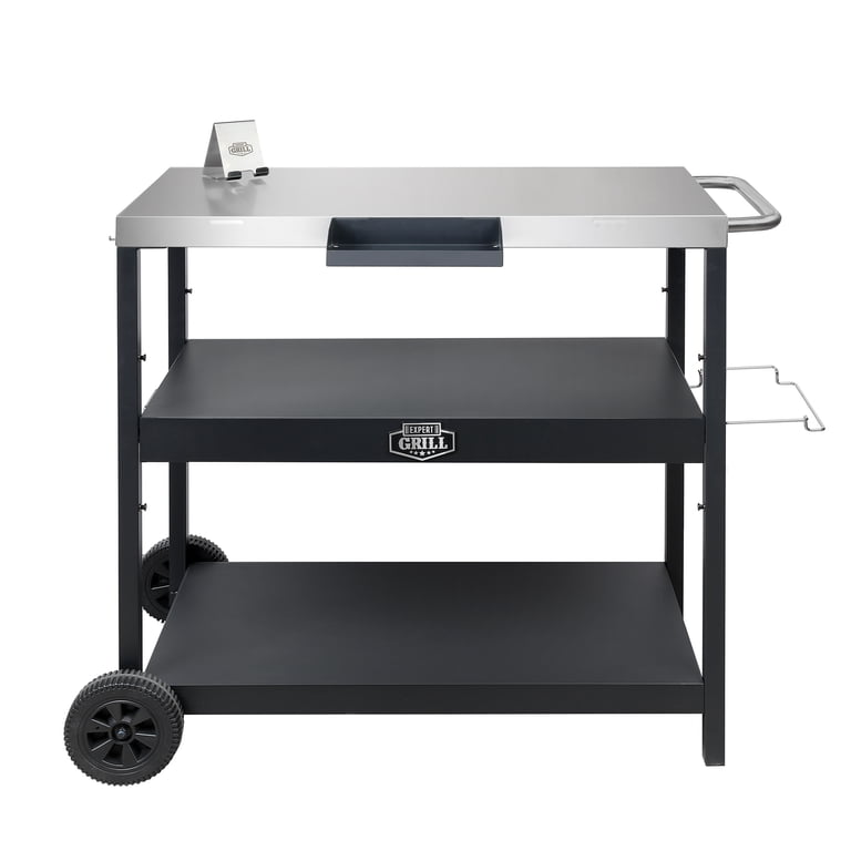 Expert Grill Outdoor Food Prep Cart with Wheels photo 1
