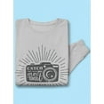 thumbnail image 3 of "Catch The Moment". Sweatshirt Women -Image by Shutterstock, Female x-Large, 3 of 4