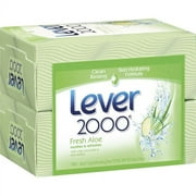 Lever 2000 Moisturizing Bar, Fresh Aloe - Two 4 oz. Bars