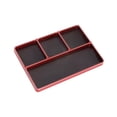 thumbnail image 4 of Terraxo Plateau Organisateur de Vis RC Étui de Rangement en Aluminium Porte-Outils avec Compartiments Organisation Adaptée pour Modèle RC Réparation Électronique Sm Rouge, 4 of 8