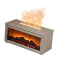 thumbnail image 3 of DOLITY Diffuseur d'Huiles Essentielles à Effet de Flamme Coloré Minuterie 6H 8H 10H Diffuseur d'Arômes Blanc, 3 of 9