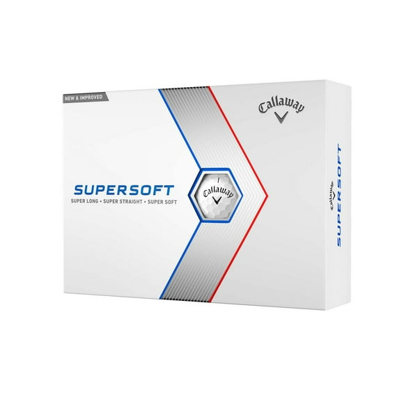 Callaway Supersoft 23 Golf Balls White, One Dozen