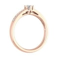 thumbnail image 2 of 1/3 Carat Diamond Solitaire Engagement Ring Band in 14K Rose Gold (Ring Size 8.75), 2 of 5