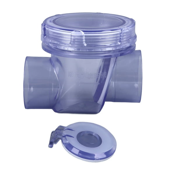 Valve Check Valve Toilet Backwater Backflow Prevention PVC Inline One Way Non Return Valve