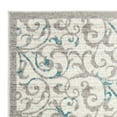 thumbnail image 5 of SAFAVIEH Skyler Franklin Floral Area Rug, Ivory/Blue, 9' x 12', 5 of 7