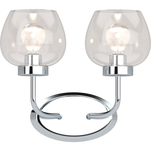Volume Lighting 5502 Aria 2 Light 14" Wide Bathroom Vanity Light - Nickel