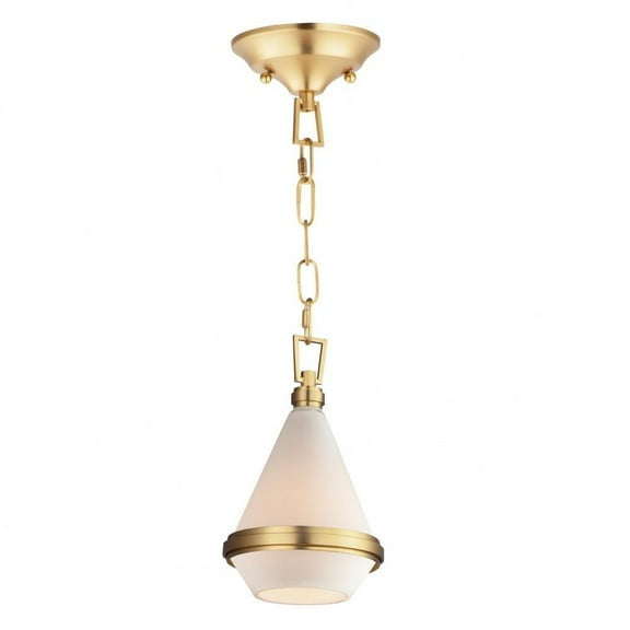 1 Light Mini Pendant-Satin Brass Finish Bailey Street Home 93-Bel-4563467