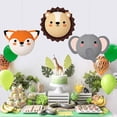 thumbnail image 5 of Farfi-linterna de animales con dibujos animados, accesorios decorativos de ambiente encantador, linterna de cabeza de Animal de bosque de papel para Festival, 5 of 5
