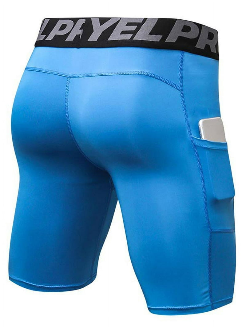 Ochine Men's Biker Shorts Cool Dry Stretch Soft Compression Shorts