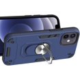 thumbnail image 4 of Case for iPhone 12 with Built-in 360° Rotating Ring Kickstand Cover, Military-Grade Drop Protection Phone Case, Back Case for iPhone 12 (6.1 inch), Blue, 4 of 5