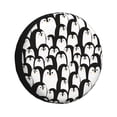 thumbnail image 2 of Balery Cartoon Penguin Tire Covers - Tough Tire Wheel Protector for Truck, SUV, Trailer, Camper, RV -15 inch, 2 of 8