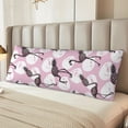 thumbnail image 2 of Balery Pineapple Flamingo Funda Protectora para Almohada Corporal de Algodón Hipoalergénico con Cierre(55 x 21 pulgadas), Almohadas No Incluidas, 2 of 7