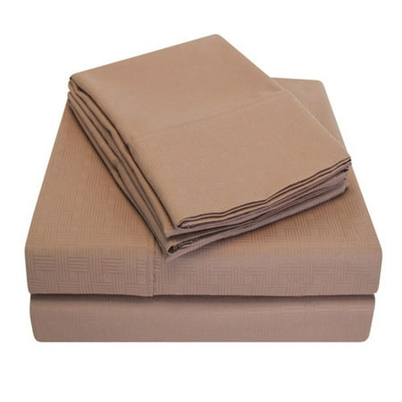 Simple Luxury Embossed Egyptian Cotton Microfiber Sheet Set Simple Luxury Embossed Egyptian Cotton Microfiber Sheet Set
