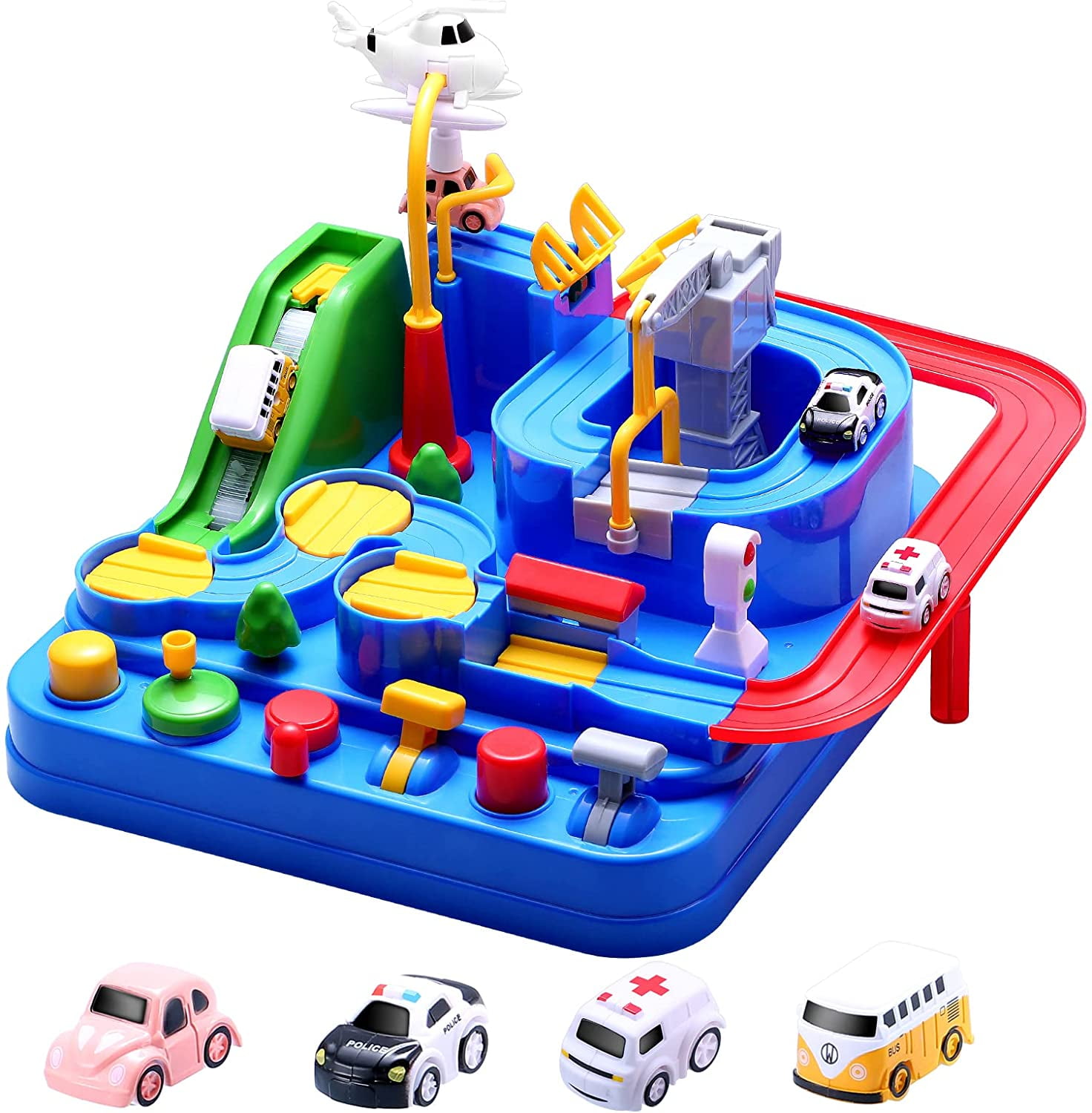 Kids Race Tracks for Boys Car Adventure Toys Gifts for Age 2 3 4 5 6