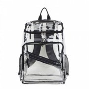 Eastsport Unisex Clear Top Loader Backpack, Black