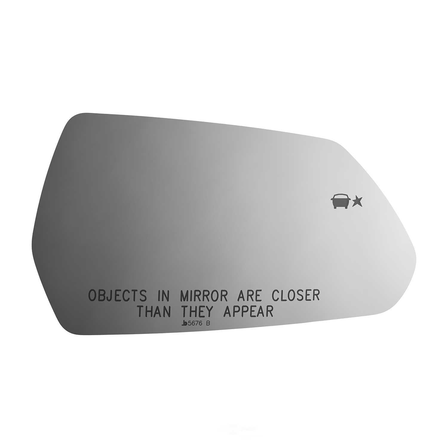 Burco Side View Mirror Replacement Glass - Clear Glass - 5676B