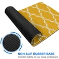 thumbnail image 6 of Long Mouse Pads for Desk,Yellow Geometric Quatrefoil Pattern Desk Mats on Top Of Desks, Desk Mouse Pad Extra Large with 3mm Non-Slip Base and Stitched Edge for Gaming,Office,Work,Home 31.5"x11.8", 6 of 6