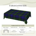 thumbnail image 6 of Rectangle Table Cloth, Scottish Clan Bonner Tartan Plaid Resistant Washable Tablecloth Decorative Table Cover for Dining, Indoor and Outdoor, 6 of 6