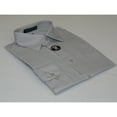 thumbnail image 2 of Mens Milani dress shirt soft cotton Blend easy wash business long sleeves Gray, 2 of 6