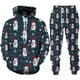 thumbnail image 1 of Conjunto de chándal de 2 piezas para hombre y mujer, ropa de Año Nuevo con estampado 3D de Navidad, sudaderas con capucha y pantalones, traje de fiesta de navidad, 1 of 4