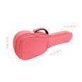 thumbnail image 2 of Ukulele Bag Gig Bag 26 Uke 27 Case Soprano Standard Backpack Inch Case Gigbag Pouch Storage Instrument Musical Carrying, 2 of 6