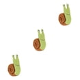 thumbnail image 4 of Transemion Plush Snail Shaped Dog Toy Machine Washable Cleaning Squeaky Type1 3Set, 4 of 6