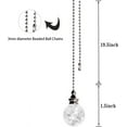 thumbnail image 2 of 2Pcs Ceiling Fan Pull Chain, Fan Pull Chain Extension, Pull Chains for Ceiling Fans and Lights, Ceiling Fan Pulls, Light Pull Chain with 21 Inches Ball Beaded Pull Chain, 2 of 8