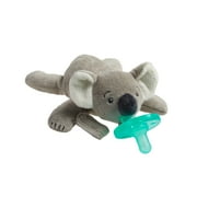 Philips Avent Soothie Snuggle Pacifier Holder with Detachable Pacifier, Koala, 0M+, SCF347/06