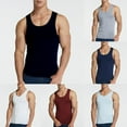 thumbnail image 4 of Men Seamless Tank Top Sleeveless Ice Silk High Elastic Hurdling Tees Casual Vest, 4 of 8