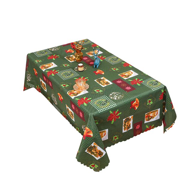 Yhmxh Christmas Rectangle Tablecloth,Christmas Tablecloth 4.92x6ft Rectangle,Washable Water Holiday Microfiber Table Cloth Decorative Table Cover For Banquet Party Tablecloth Tablecloth