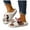 Brown, variant on Pandaie Cow Slippers for Women Men Cute Cozy Cartoon Fuzzy House Shoes Pillow Cloud Fall Winter Bedroom Home Slides for Indoor Outdoor Black 7