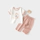 thumbnail image 4 of Ropa fina de verano para bebés, hecha de poliéster, para hombres y mujeres, para recién nacidos, con aire acondicionado, pijama de manga corta y cuello redondo., 4 of 6