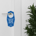 thumbnail image 4 of Signs ByLITA Please Don't Come In, We Are Doing Things that Don't Include You Door Hanger - Navy Blue, 4" x 8", 4 of 5