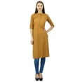 thumbnail image 1 of Phagun Kurti Tunique en Coton Col Mandarin Ethnique Décontracté, 1 of 2